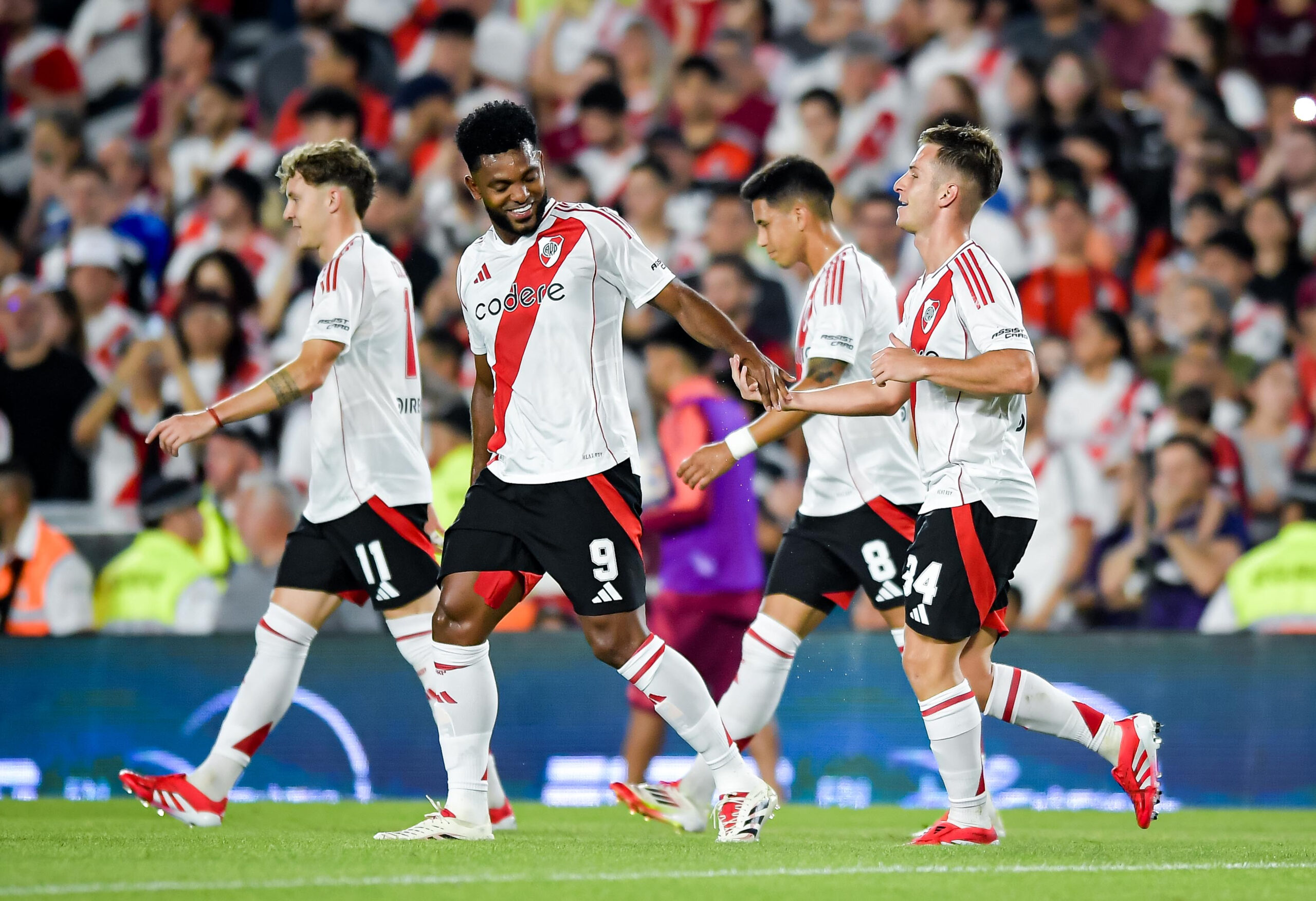 Los goles de River vs México en el Monumental