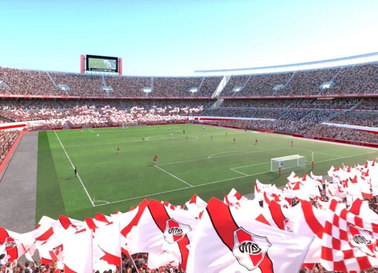 River avanza con la utilización de un Naming en el Estadio Monumental