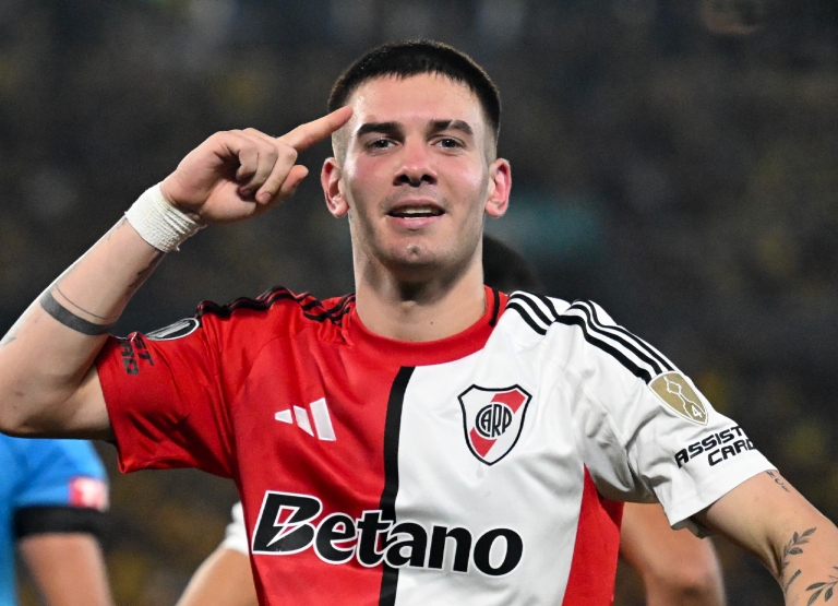Goles de River: Mastantuono anotó el tercero vs Barcelona SC