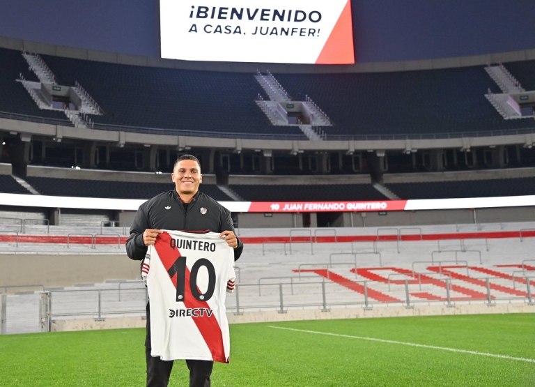 Juanfer Quintero presentación River