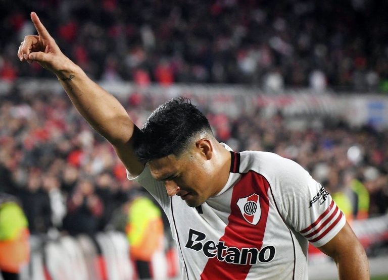 Salas: debut y gol