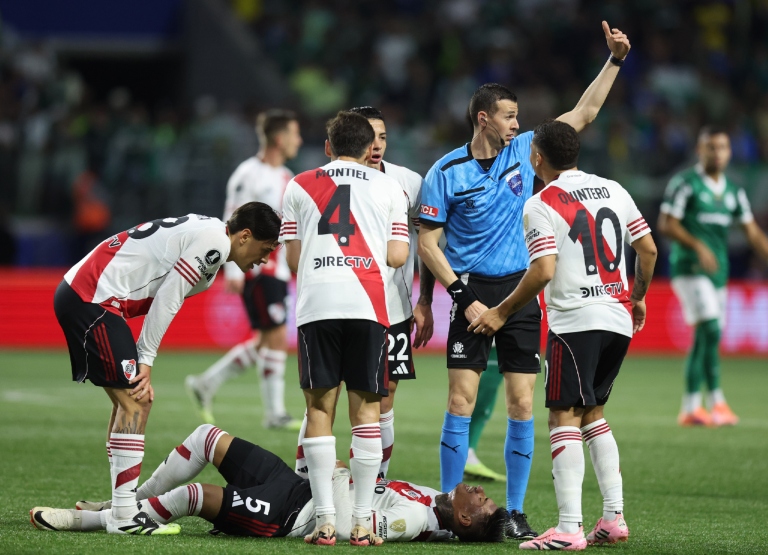 Juan Portillo lesión River vs Palmeiras