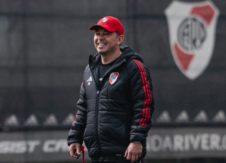 River Gallardo entrenamiento