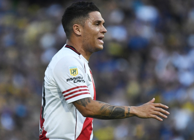 River vs Boca Juanfer Quintero