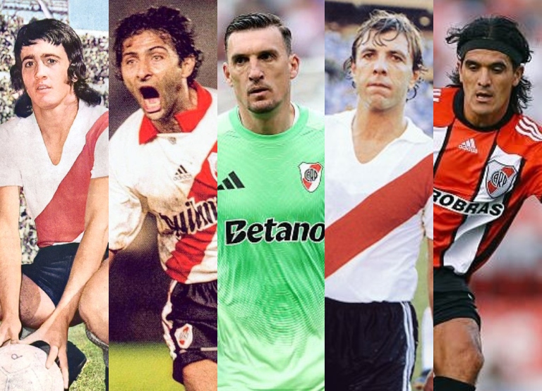 25 jugadores con más presencias - River