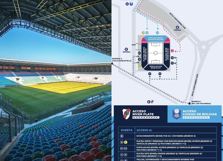 River vs Ciudad de Bolívar - La Pedrera San Luis