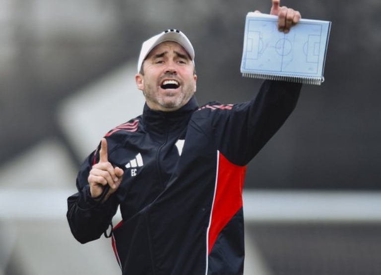 Eduardo Chacho Coudet - primer entrenamiento - River (3)