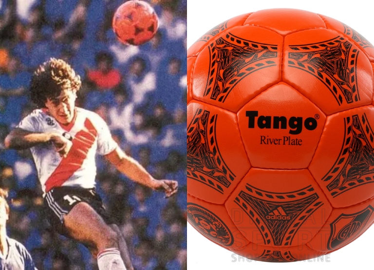 camiseta de River - Pelota naranja