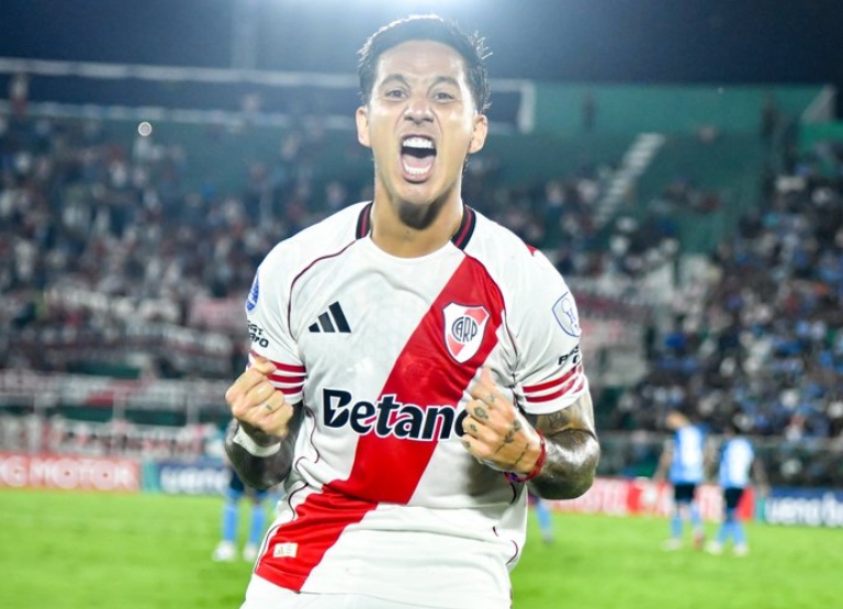 River vs Blooming - gol de River - Sebastian Driussi