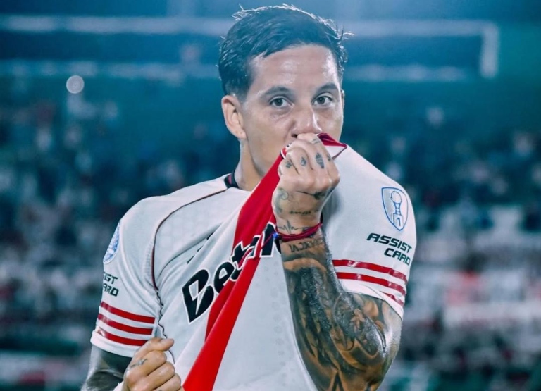 River vs Blooming - gol de River - Sebastian Driussi