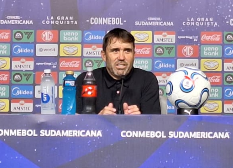 River vs Carabobo Coudet Conferencia de prensa (1)