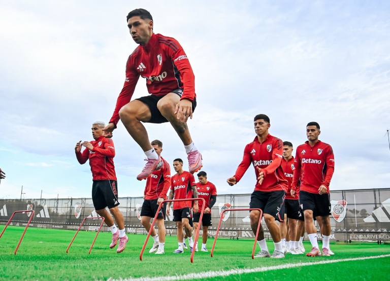 River vs Racing - lista de convocados - entrenamiento