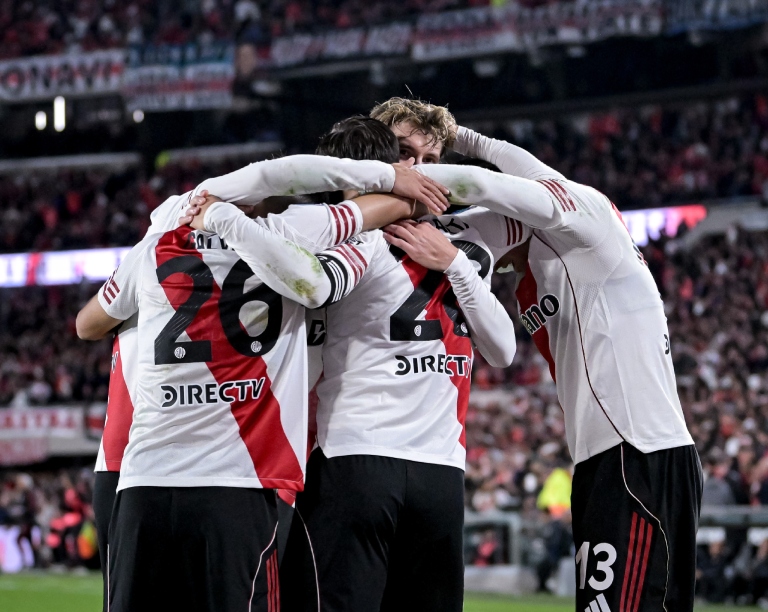 River vs Gimnasia - Festejo