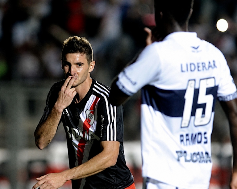 River vs Gimnasia - Historial gol de Alario