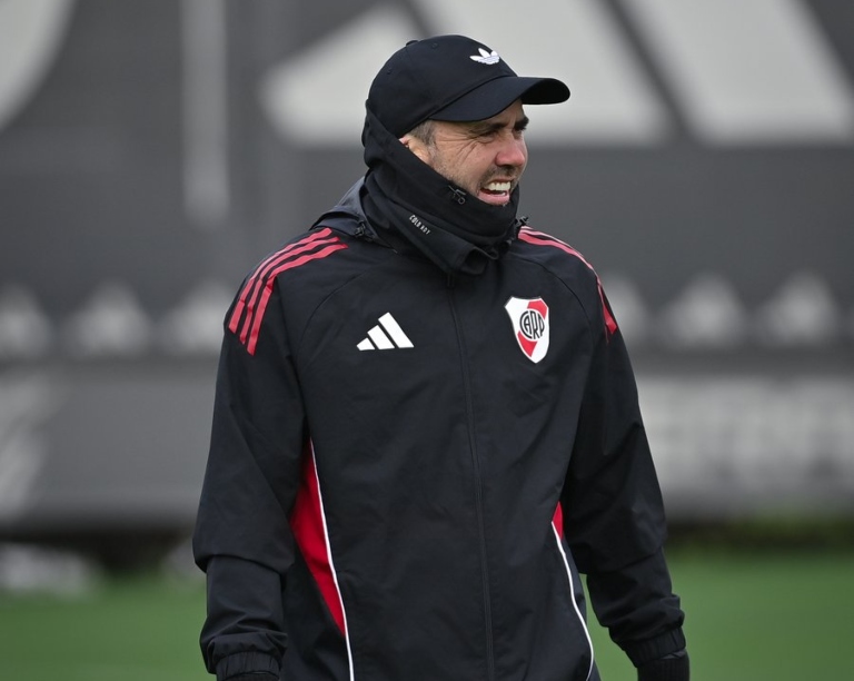 River vs San Lorenzo - entrenamiento - Coudet - convocados