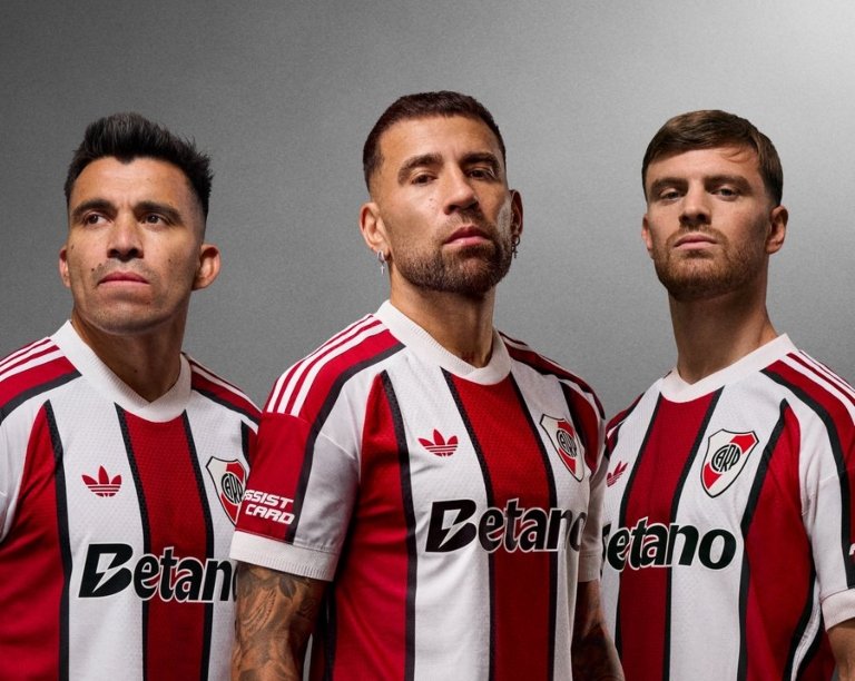 River camiseta tricolor lanzamiento