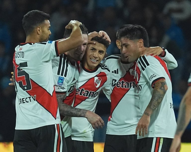 River festejo gol